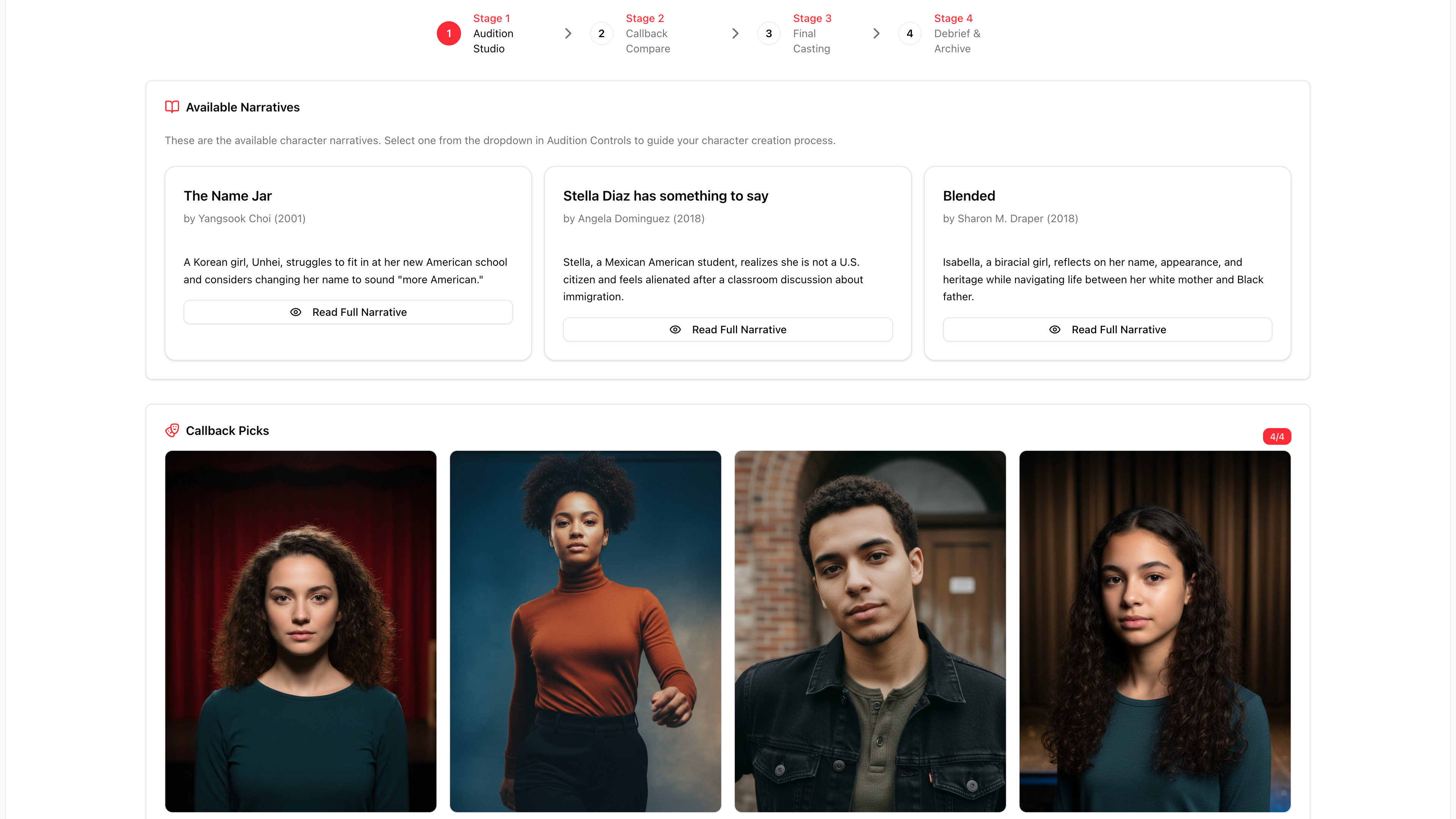 Casting Lab – AI-Driven Scenario Authoring Tool for Teachers